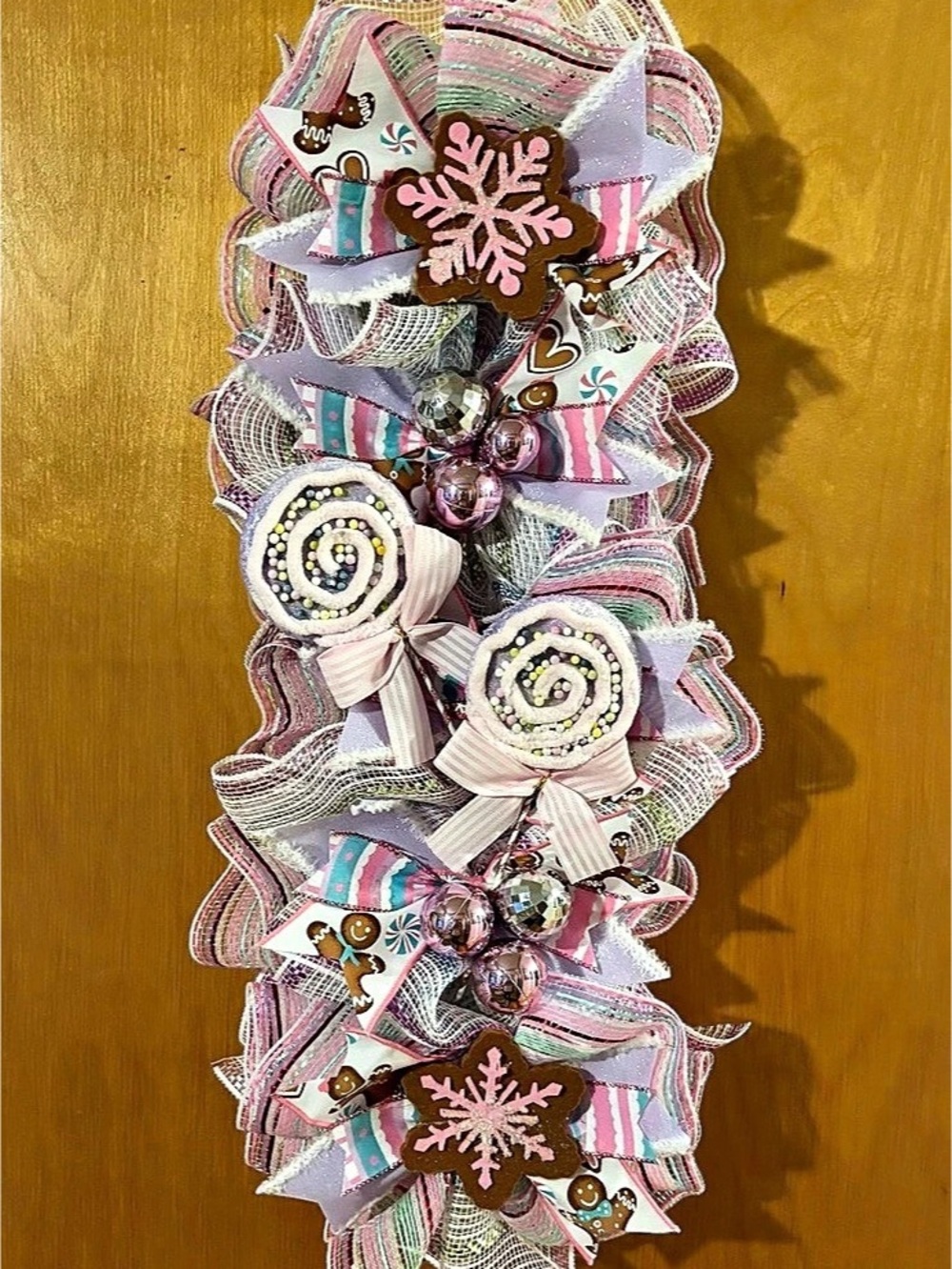 Gingerbread Xmas wreath